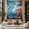 Other Similar Designs (117) Theme Custom Tapestry Personalized Custom Name Text Wall Hanging Tapestry Home Decor Background Cloth