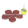 1-Inch & 2-Inch Flocked Sandpaper Discs - 25mm/50mm Round Sanding & Polishing Discs for Wood