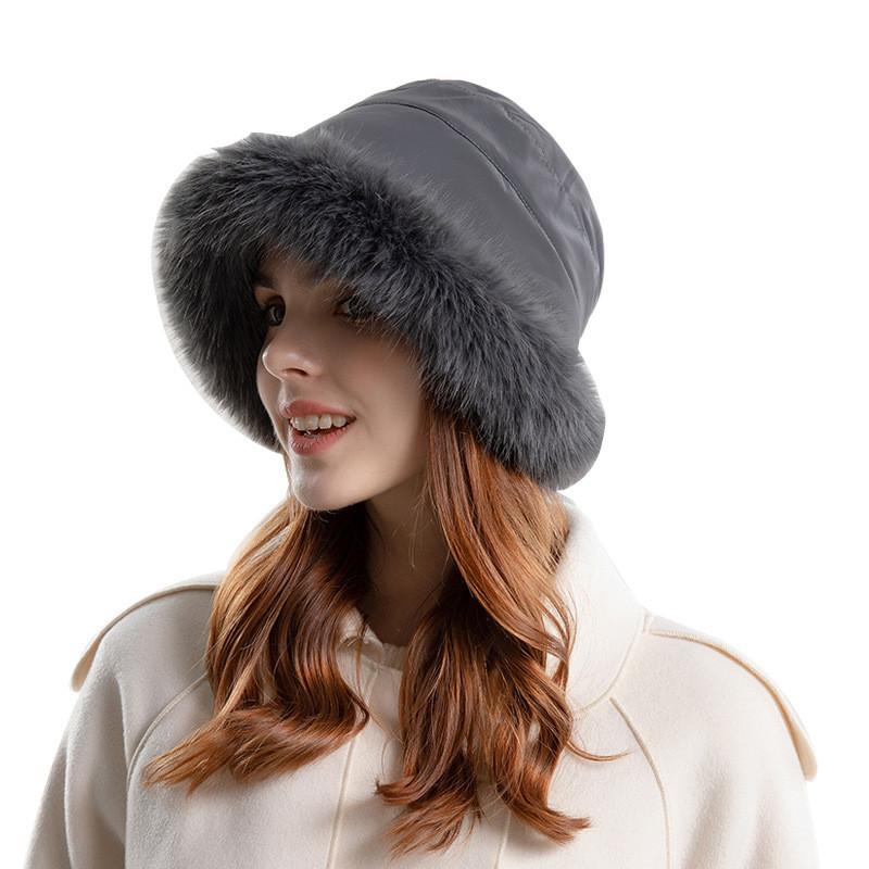 Winter Bucket Hat With Windproof Waterproof Features For Women Outdoor Use