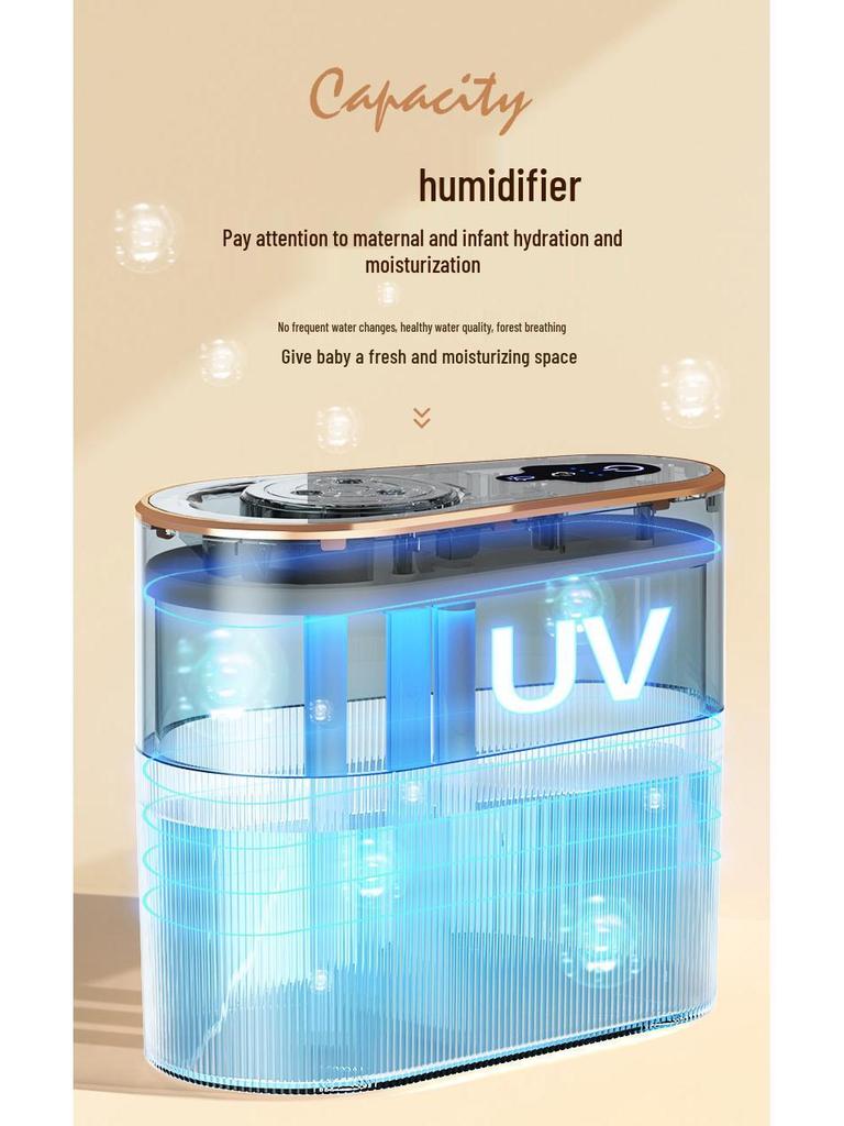 Portable Aromatherapy Humidifier for Home, Office, and Car with Large Spray Feature