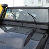 For Land Rover Defender 90 110 130 2004-2018 Aluminum alloy Black Car Front Windshield Lower Trim Panel Sticker  Car Accessories