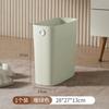 Upgraded Plastic Trash Can Ultra-thin Open Top Bathroom Small Office Bedroom Kitchen, Trash Can Basket, Convenient and Practical