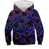 Autumn 3D Cat Printed Hoodies Fashionable Casual Sports Long Sleeved Children's Boy Hooded Sweatshirts