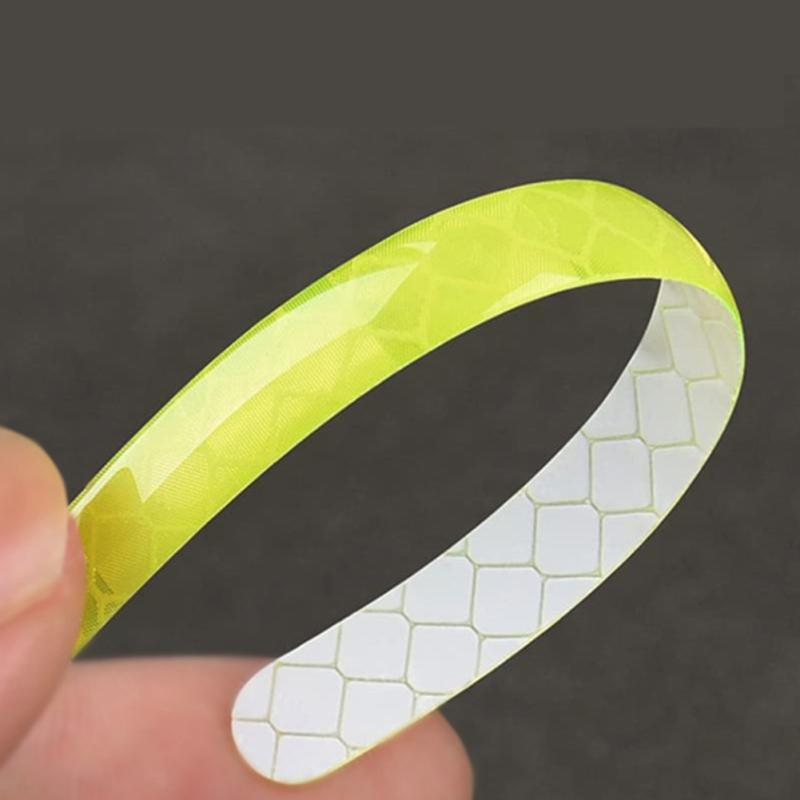 20pcs Car Wheel Hub Reflective Sticker 3d Stereo Tire Decorative Strips Night Warning Luminous