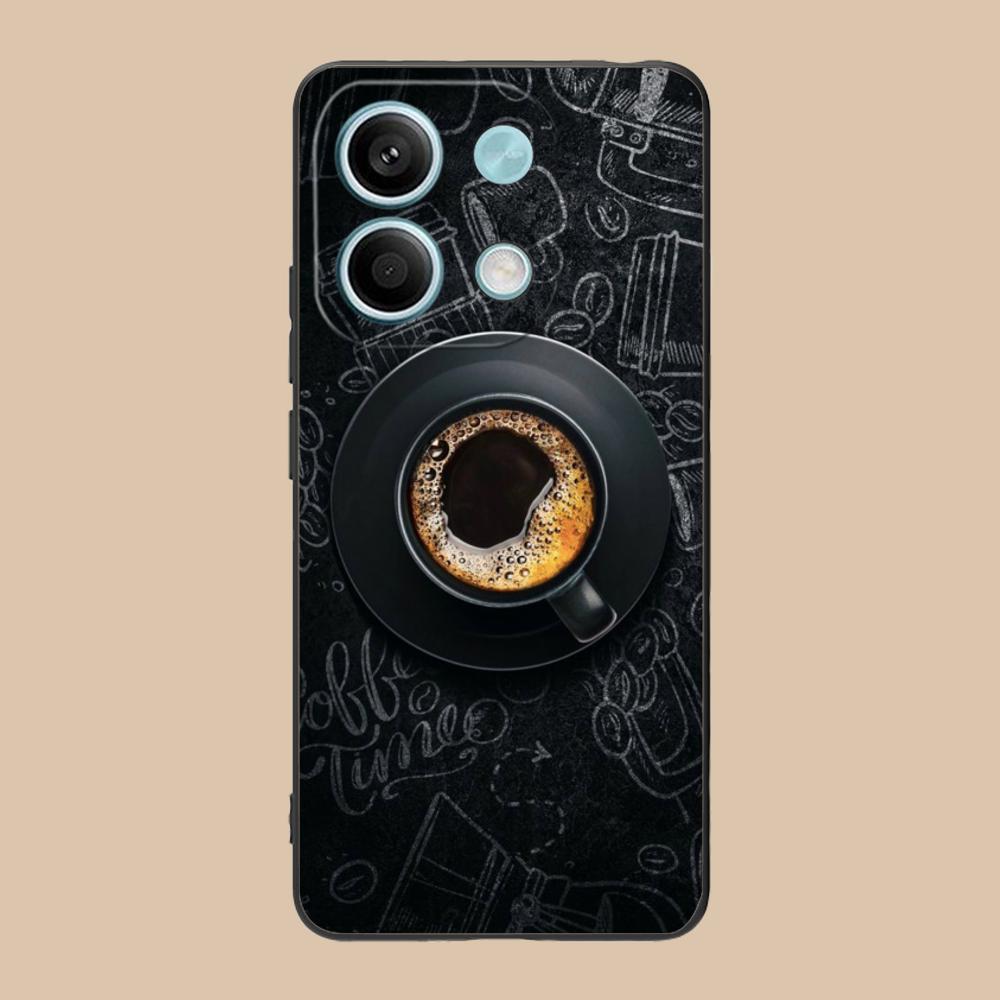 Kaffeebohnen Mattes TPU Handyhülle für POCO F8 F7 F6 F5 F4 F3 F2 Pro GT C75 C71 C65 C61 C40 Pro Ultra Bunte Hülle