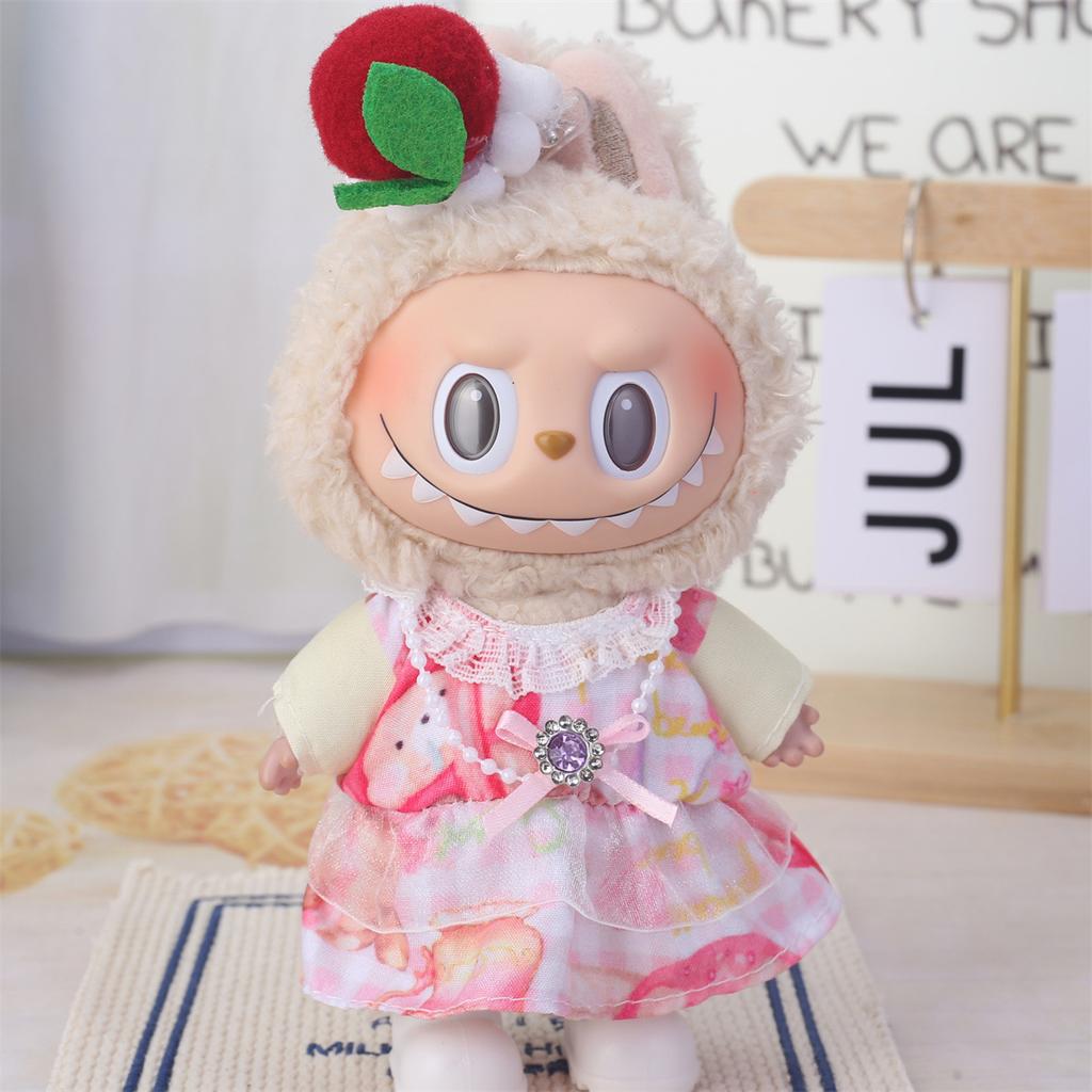 Labubu Baby Clothing Is Compatible with First, Second, and Third Generation 17cm Labubu Dolls