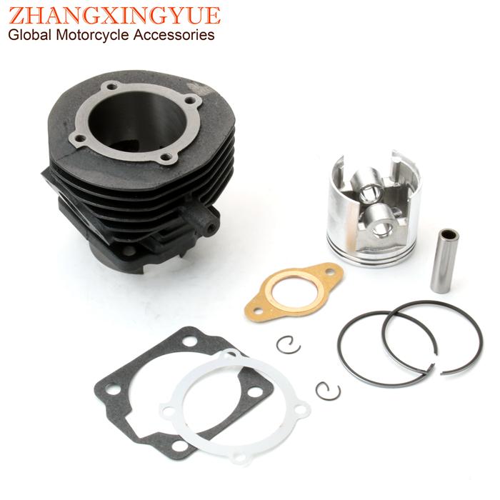 Scooter 102cc Big Bore Racing Cylinder Block Kit For Piaggio Ape 50 Vespa PK HP XL Special 50cc D 55mm 2T Engine Parts