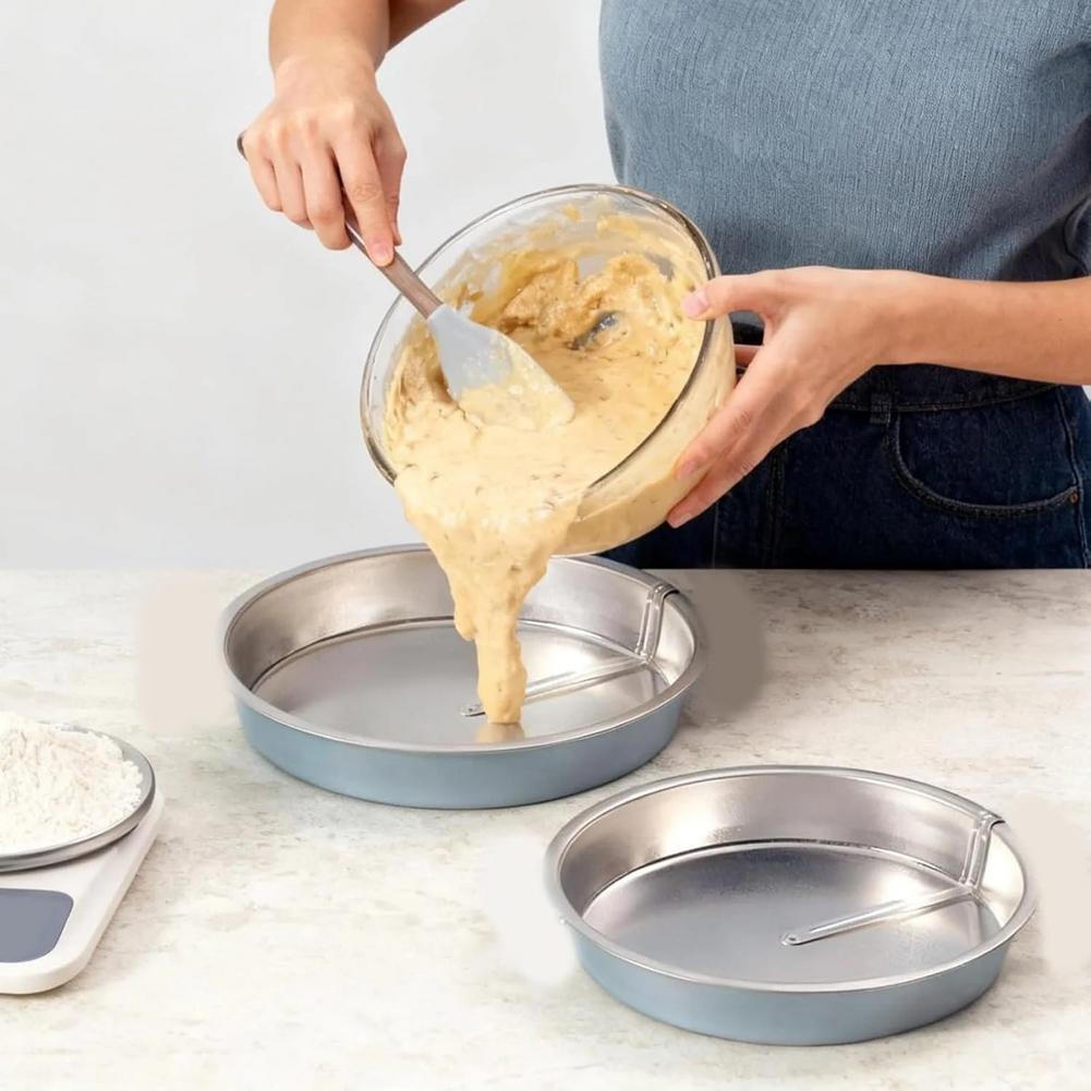 Mini-Tarteform Rund Kohlenstoffstahl Pastetenform Antihaft-Tarte Kuchen Gebäck Pizza Backform Pie-Form Backblech Küchenwerkzeug