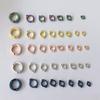 Anéis de Marcação para Patas de Pássaros tipo Presilha para Pombos Papagaios de Estimação Periquitos Acessórios Presilha Redonda para Pata 4-15mm Feito de Metal