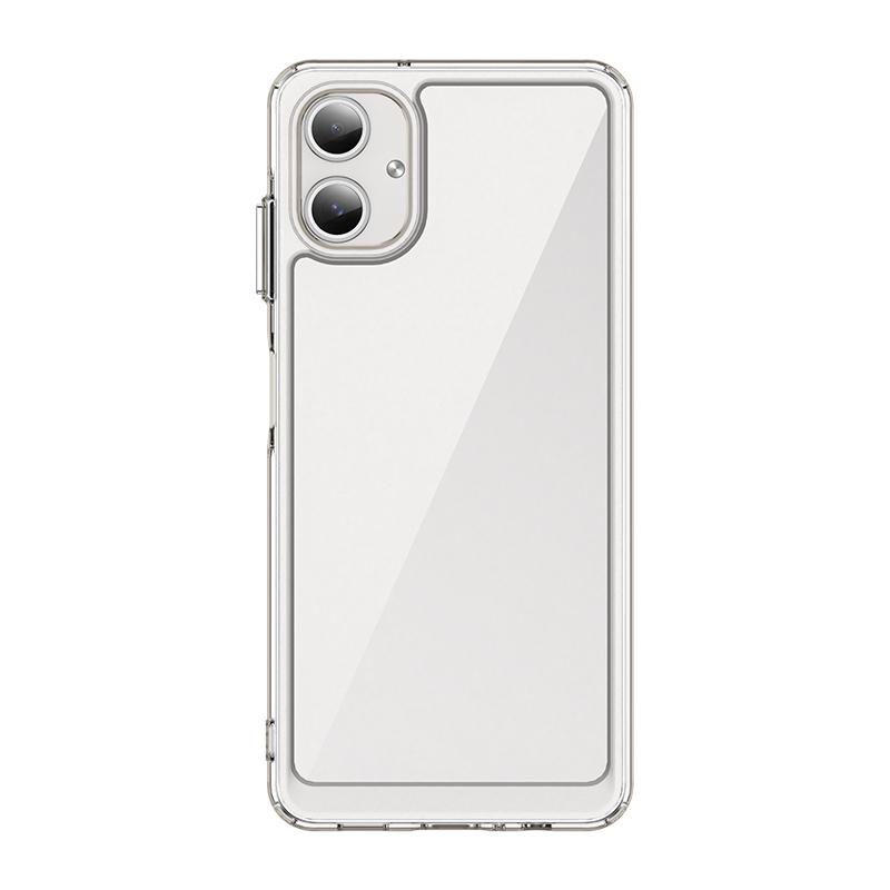 Etui Pokrowiec na Samsung A06 Samsung Galaxy A06 Capas Nowy Wstrząsoodporny Bumper na Telefon Przezroczysta Kolorowa Ramka Przezroczysty Samsung A06 A 06
