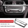 Decorazione Pannello Cruscotto Aria Condizionata Console Centrale Auto Fibra di Carbonio Per BMW Serie 3 4 3GT F30 F32 F34 Accessori Interni