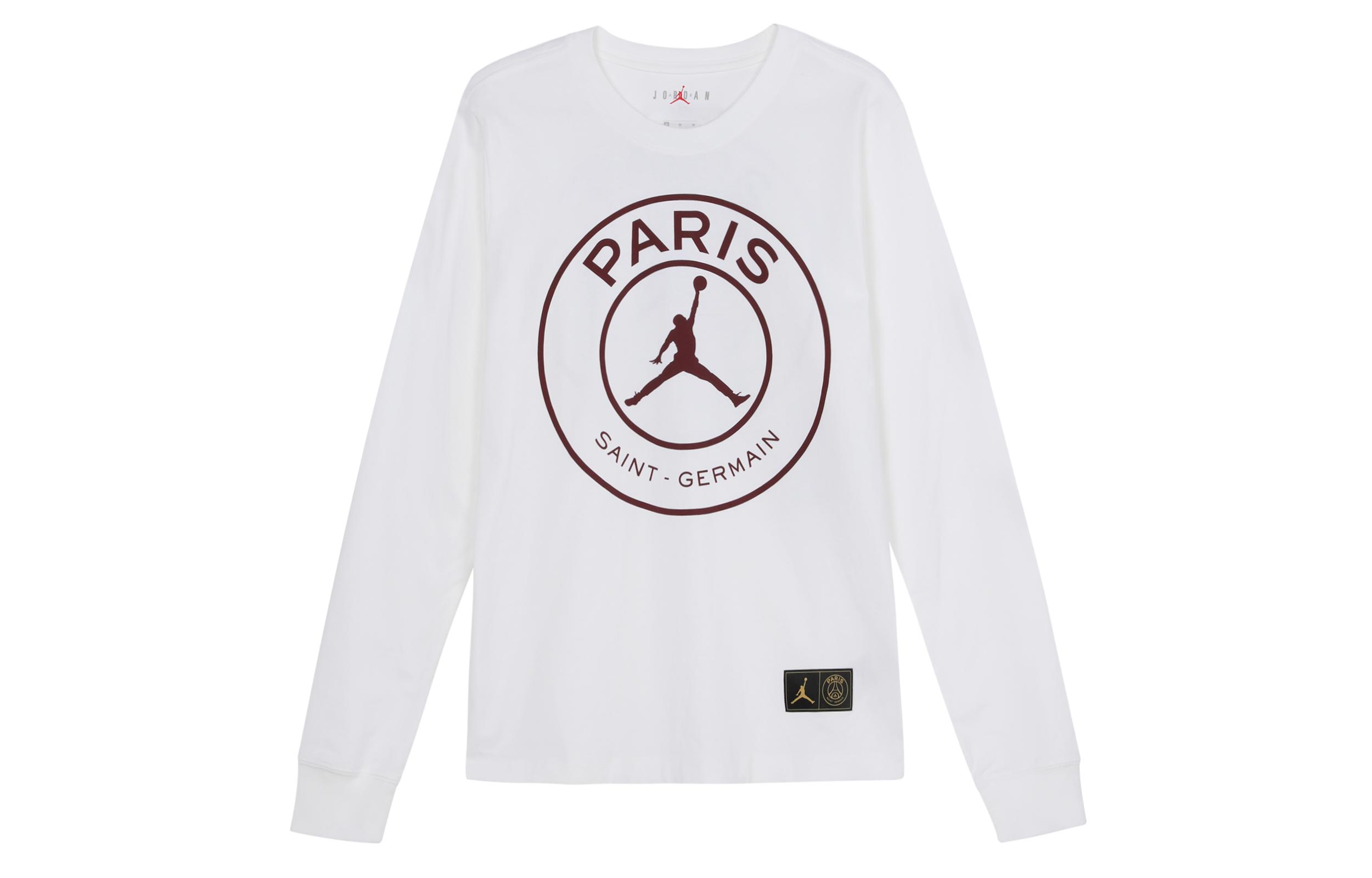 Jordan T-shirt Paris Saint-Germain Heren Wit L