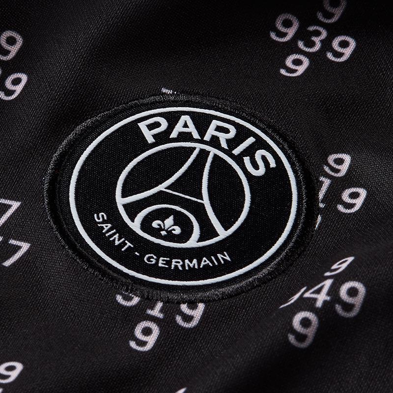 Nike Paris Saint-Germain Freizeit Sport Aufwärm-T-Shirt Kurzarm Herren Oberteile Schwarz DH0535-659
