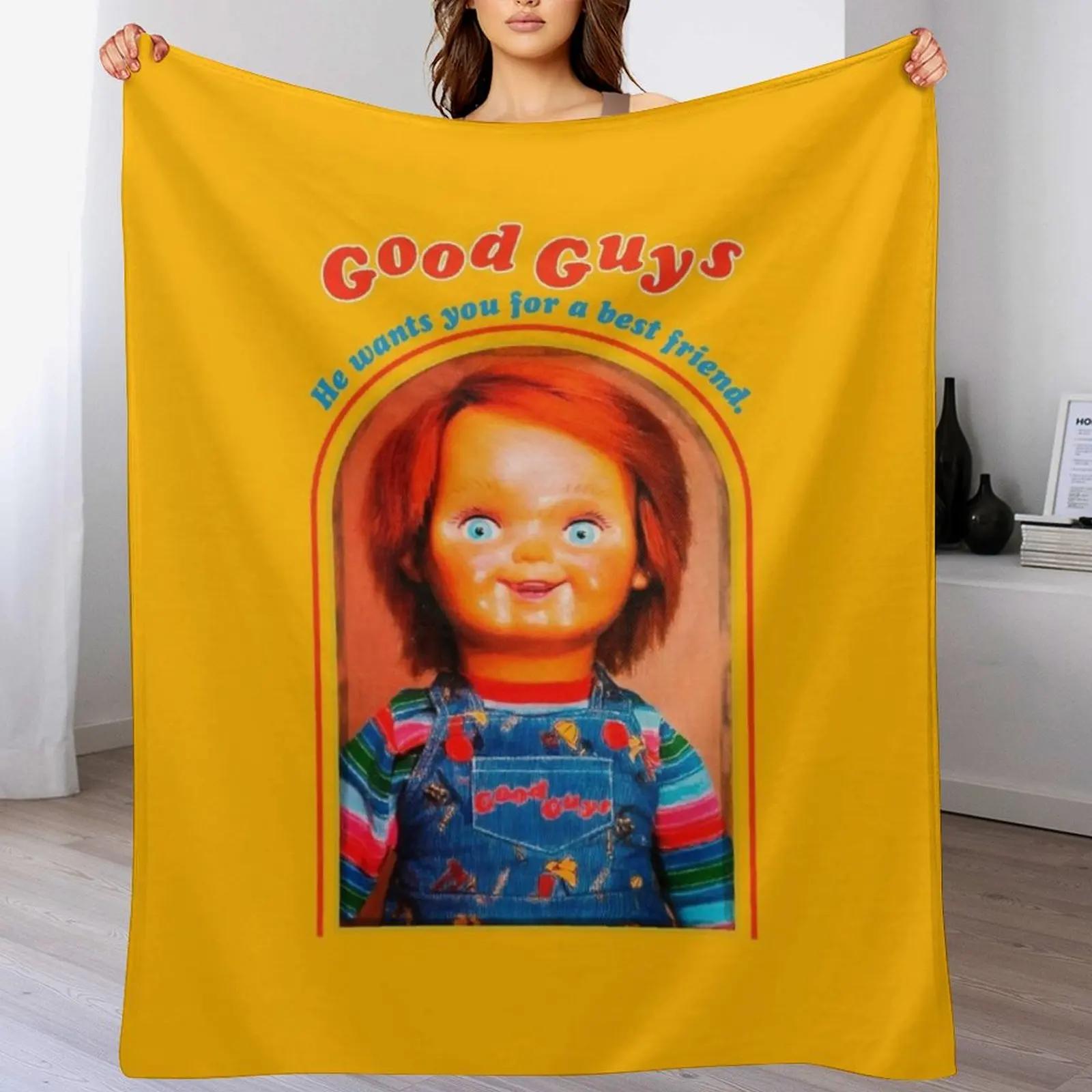 Chucky Retro Movies Throw Blanket Warm Plush Fuzzy Blanket for Living Room 102x76cm(40x30in)