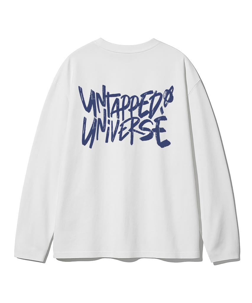 UNTAPPED STUDIO Universe Lettering Oversized Long Sleeve T-Shirt 6 Colors (Type B)