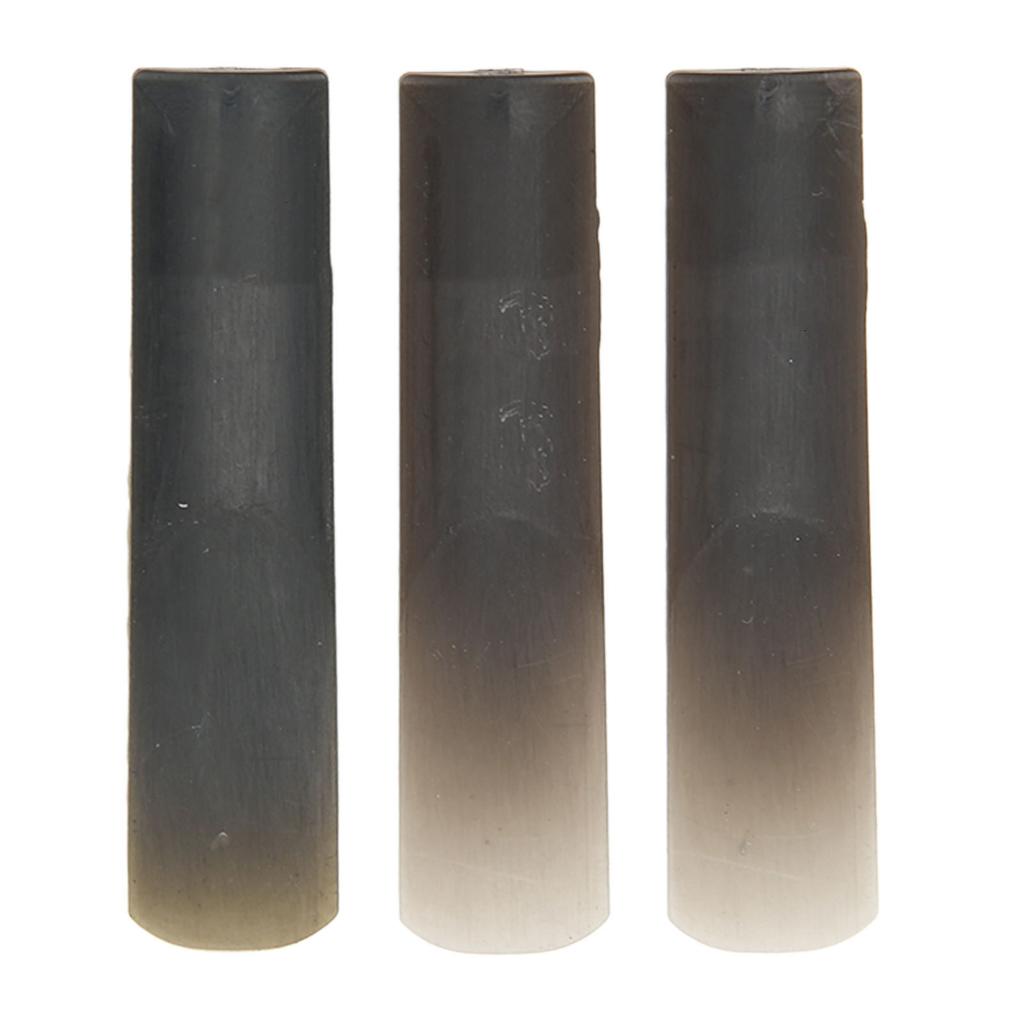 3Pcs Soprano Saxophone Reed Resin Sax Reeds Instrument Accessory Set Kit for Replacement Black
