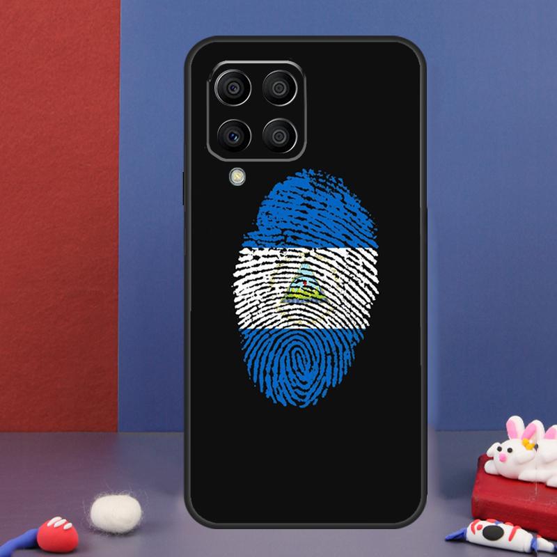 Nicaragua Flag Case For Samsung Galaxy M54 M34 M14 M21 M31 M51 M12 M32 M52 M13 M23 M33 M53 M20 M30s Cover
