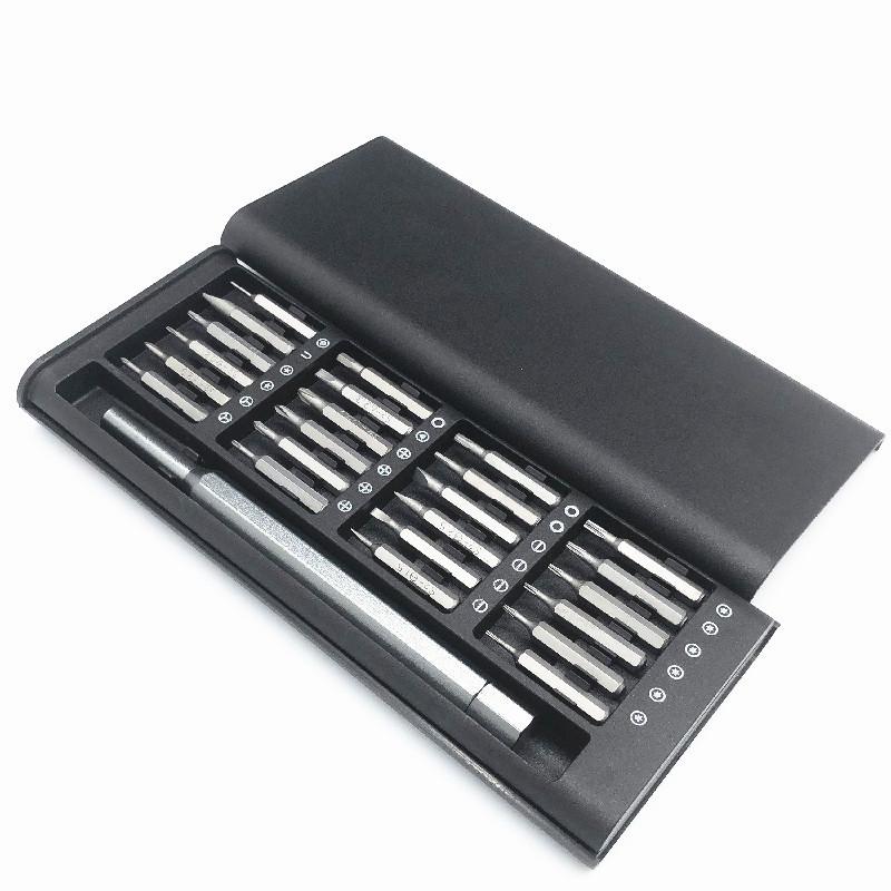 Xiaomi Mini Screwdriver Set 25 in 1 Flat Head/Cross Shaped Household Manual Repair Tools for Cell Phone Glasses Computer Tablet Detach