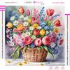 Art Vase Bouquet Diamond Painting  Full Round Diamond Mosaic Landscape Colorful Cross Stitch Kits Room Home Decor Gifts