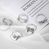 Fashion Personality Boast Student Cute Jewelry Simple Classic Charm Fashion 5 Sets of Rings