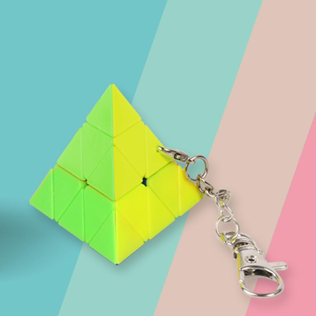 Magic Cube 2x2 3x3 4x4 5x5 pyramid MINI Key Chain stress-relieving puzzle professional smooth speed game children's toy gift