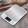 Rechargeable Stainless Steel Kitchen Scale, 5kg/10kg Capacity, Electronic Baking & Food Platform Scale