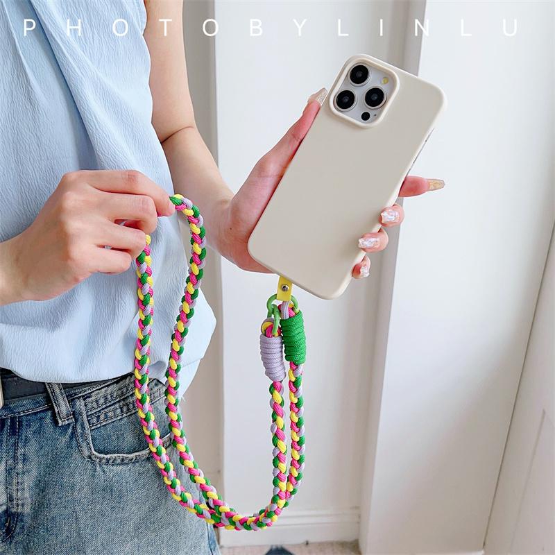 Colorful Adjustable Phone Straps Lanyard Cute Stylish Sport Lanyards Long Mobile Phone Rope Pendant For iPhone 14 Stylish Strap