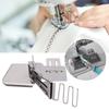 Sewing Machine Parts Iron Tape Binder Precision 4 Folds Hemmer Folder Adjustable Durable Sewing Hemmer Industrial Sewing
