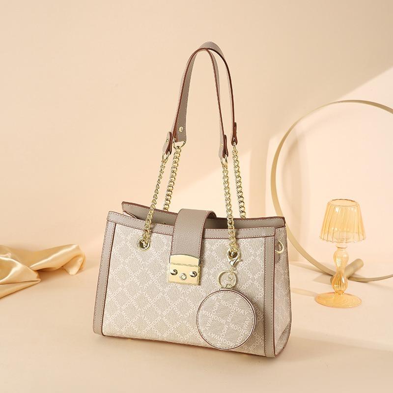 New Women's Bag Niche Armpit Bag Fashion Printed Chain Handbag High-end Versatile Shoulder Bag
