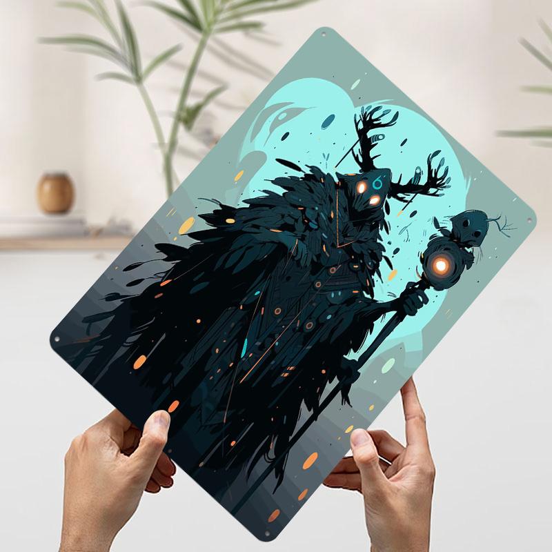 Epic Mysterious Druid Poster Customized Wall Art Vintage Metal Signs Retro Tin Plaque for Man Cave Home Decor Accessories House