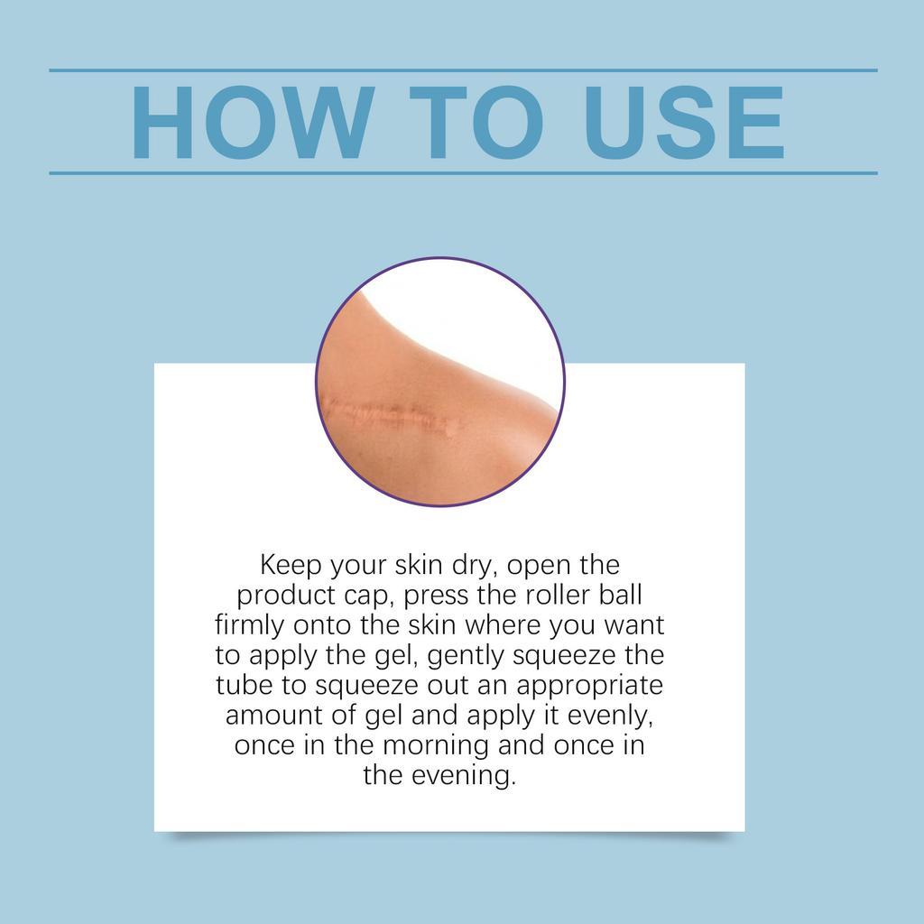 Gentle Skin Gel Body Skin Smooth, Soft and Refreshing Scar Repair Texture Comfortable Daily Care Gel