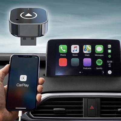 2 In 1 Wireless CarPlay Android Auto Adapter Plug & Play for Factory Wired Cars USB Dongle Smart Mini Carplay AI Box