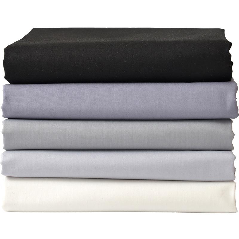 Wide 140cm Cotton Poplin Fabric Solid Color White Red Black for Sewing Accessories Quilting Patchwork Handmade 100/300/500cm