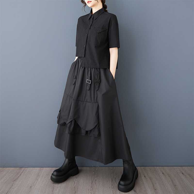 Spring Women's Irregular Patchwork Skirt