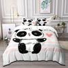 Panda Cherry Blossom Quilt Cover Bedding Quilt Cover Grinding Bedding Kit Digital Printing Delivery