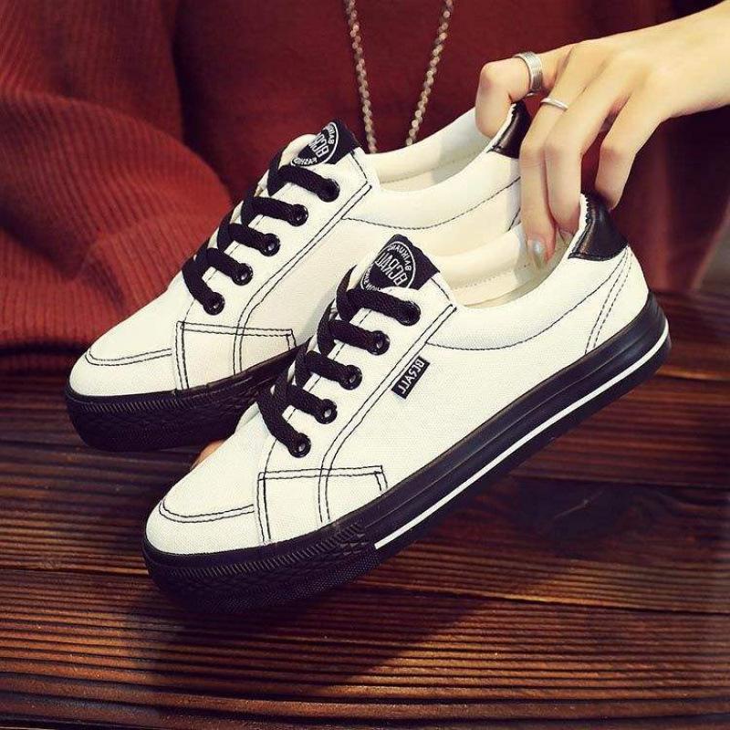 

Весенне-осенние новые парусиновые туфли, повседневные, корейская версия, универсальные тканевые туфли, студенческий стиль Гонконга, суперпопулярные кеды, маленькие белые туфли w 40