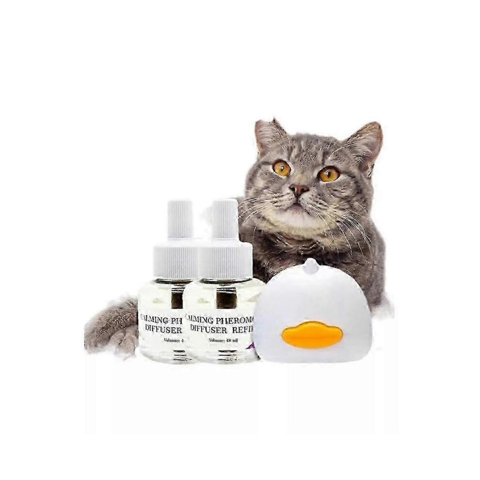 2025 Diffusore Calmante ai Feromoni per Gatti Tappo ai Feromoni per Gatti Kit di Avvio Rilassanti Ricarica da 30 Giorni Spray Calmante per Calma Rilassante
