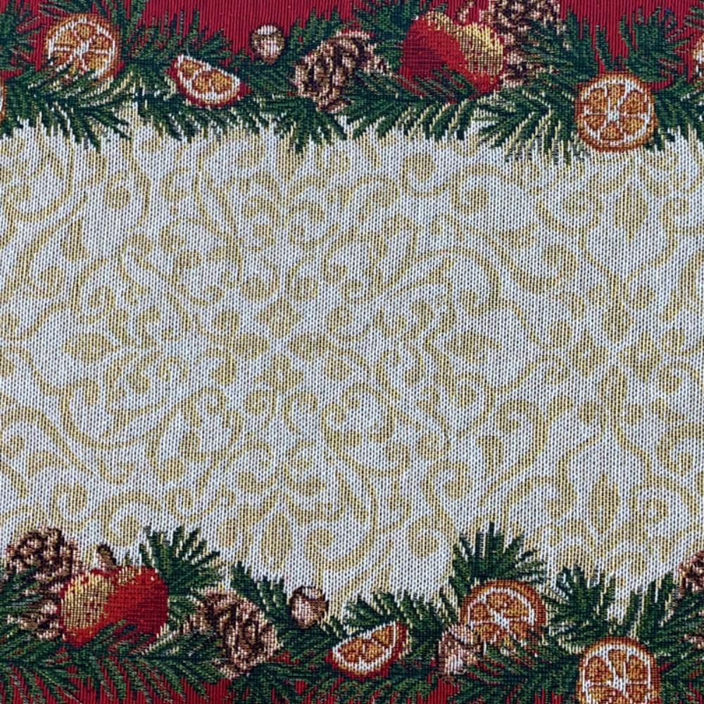 Snowman Themed Christmas Table Runner Cotton Tablecloth Holiday Dining Decor