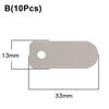 For Air Compressor Pump Head Valve Plate Metal 10Pcs