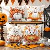 Halloween Themed Pillowcases: Pumpkins, Ghosts, Kitten, And Bat Designs! Sofa Cushion Cover Holiday Party Decoration Gift