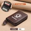 For Skoda Car Leather Wallet Motor ID Credit Card Ticket Storage Bag Octavia Superb RAPID FABIA KAMIQ KAROQ KODIAQ YETI kybf34