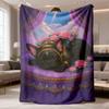 2026 Latest Flannel Blanket A Lovely French Bulldog Gift Blanket for Men, Women, And Teenagers; a Warm And Cozy Present Suitable for All Seasons