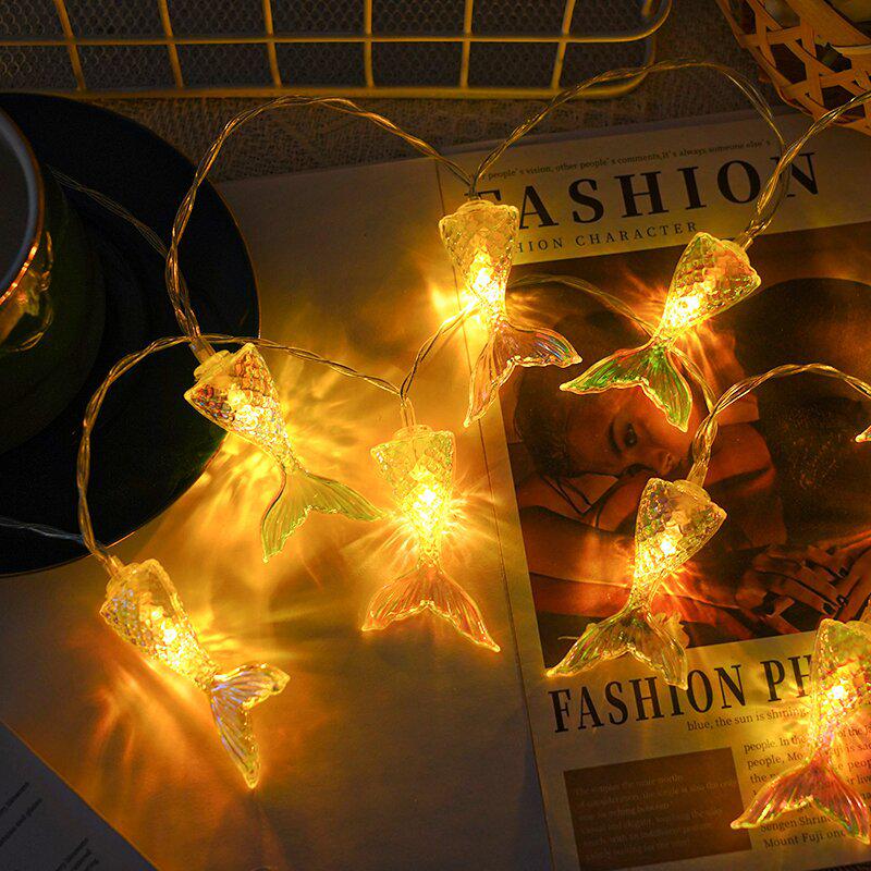 LED Colorful Seashell & Starfish Festive Lights for Indoor/Outdoor Décor