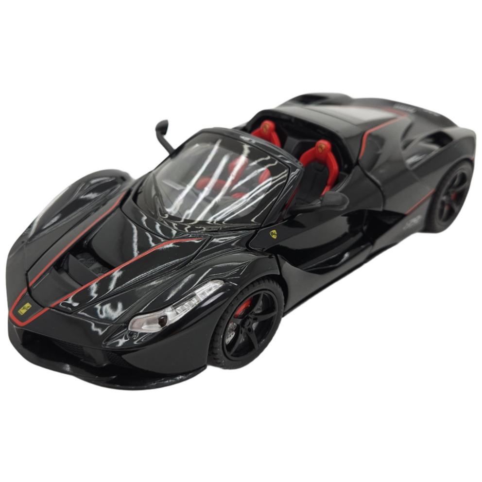 

1:24 Ferrari LaFerrari Black Diecast Sports Car Model