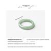 Natuurlijke jadeiet a-kwaliteit boon jade ring, set ringen voor koppels voor mannen en vrouwen, jade vingerring sieraden