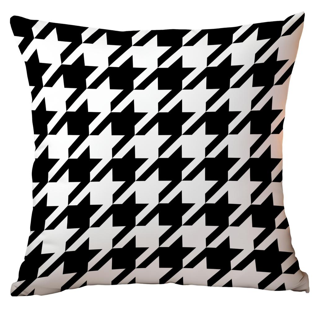 Polyester Colorful Geometric Pillow Case Combination Home Sofa Cushion Pillow Case
