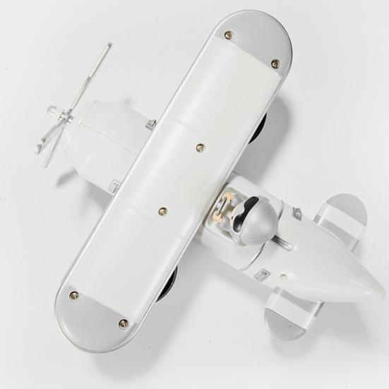 Airplane Flip Clock Adjustable Battery Powered Silent Retro Digital Desk Clock with Auto Flip Mechanism for Home Office