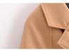 2024 Autumn Women's European & American Style Belted Long Coat