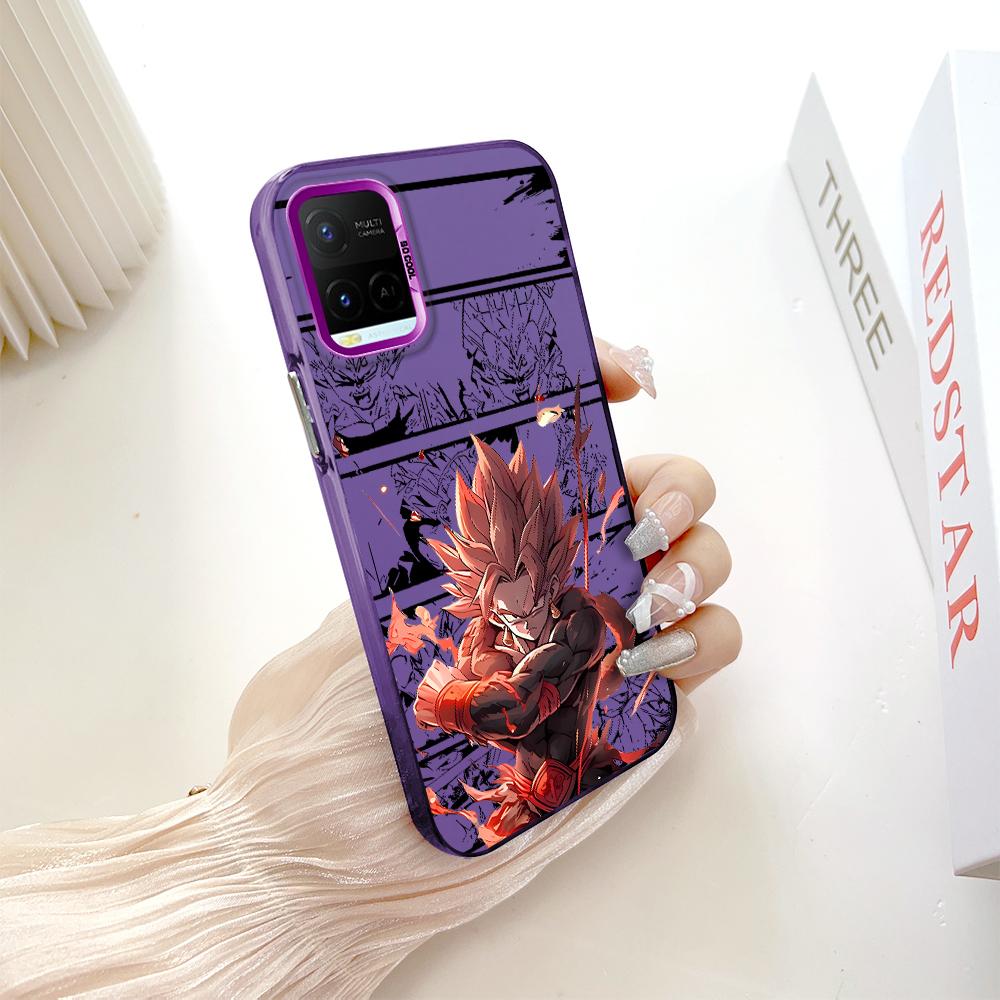 

Окрашенный узор, красочный серебристый, двухсторонний, жесткий, противоударный чехол для телефона Vivo Vivo Y50 темно-фиолетового