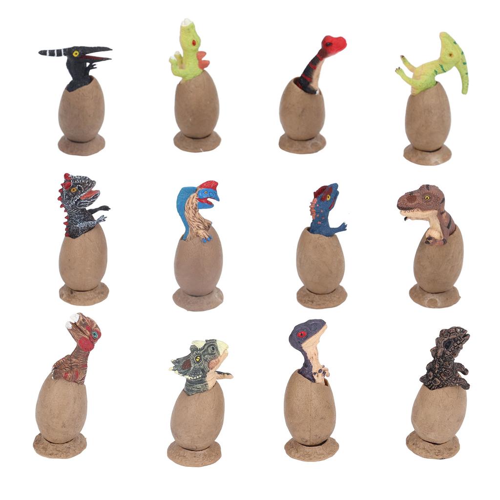 Dinosaur Egg Toys 12 Kinds Lifelike Simulation Design Educational Hatching Dinosaur Toy Model for